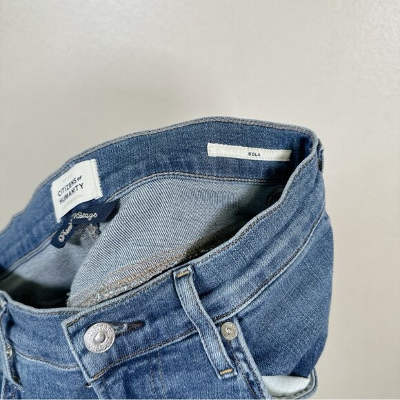 Citizens of Humanity Womens Size 27 Isola High-Rise Straight Slim Crop Jeans - Picture 9 of 16